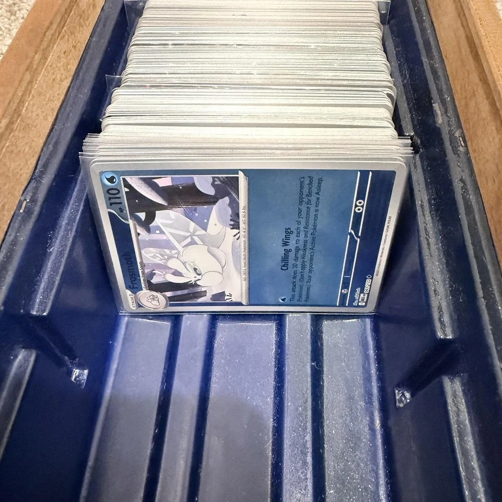 Vintage Kard Vault Wooden Trading Card Box Uncommon Trading Co MTG Pokemon Sport